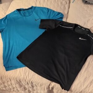 Nike DRI-FIT Blue and Black Tees Bundle